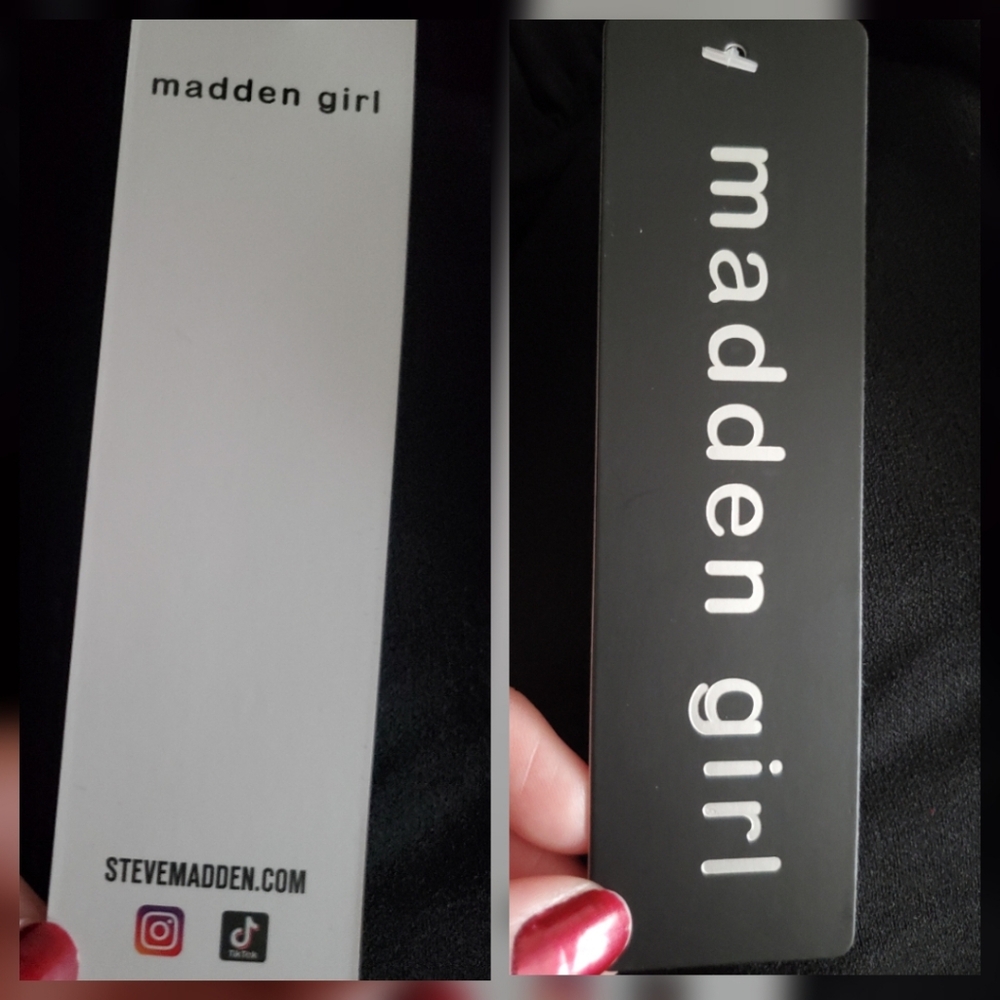 *NWT* Madden Girl's Black and White Peek A Boo Lace Bustier - Picture 16 of 16